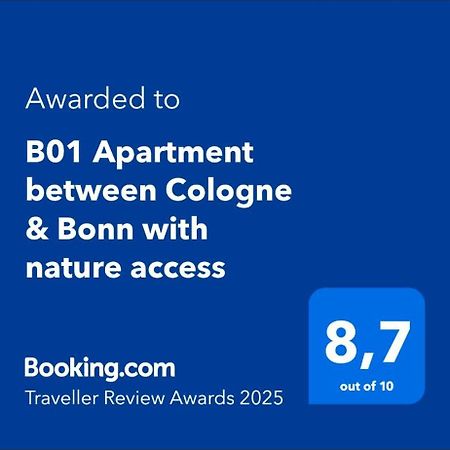 B01 Apartment Between Cologne & Bonn With Nature Access Τρόισντορφ Εξωτερικό φωτογραφία